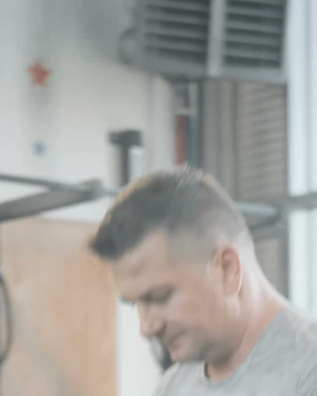 Marcin, a club member, in a frame from his interview